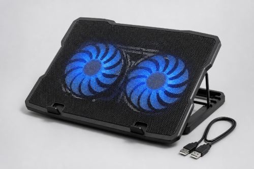 Çift Fanlı Laptop Soğutucu Stand